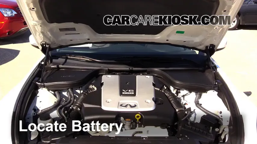 2013 Infiniti G37 X 3.7L V6 Coupe Battery Jumpstart